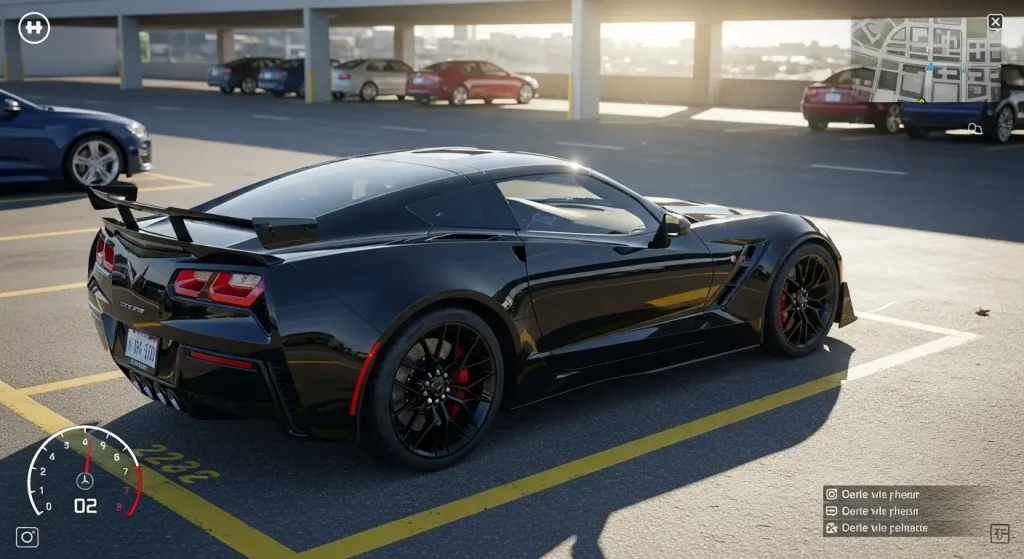 Top 10 Expensive Cars in Car Parking Multiplayer | Prices & Specs 11 Chevrolet Corvette C7 Z08 car image